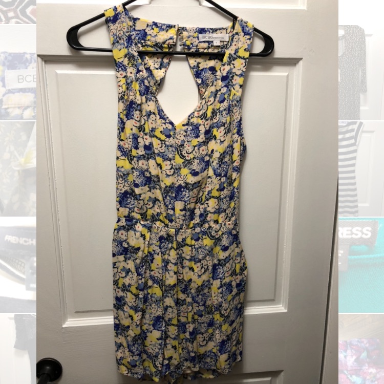 Bcbgeneration Multi-Colored Romper